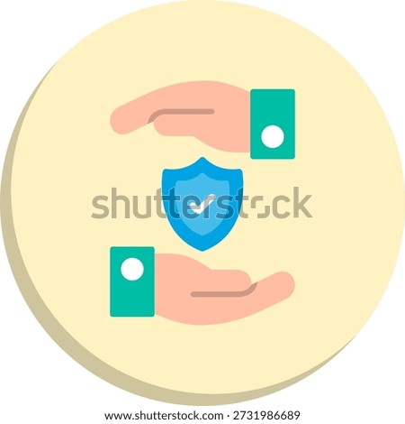 Reliability Flat Circle Style Icon