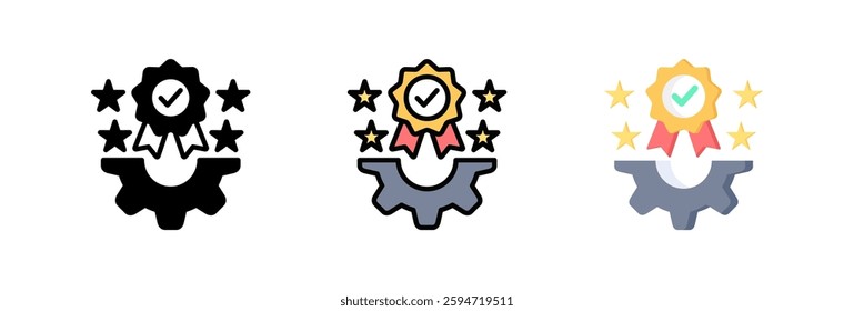 Reliability Icon Element For Design