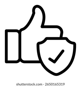 Reliability Icon Element For Design