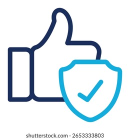 Reliability Icon Element For Design