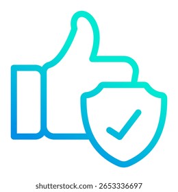 Reliability Icon Element For Design