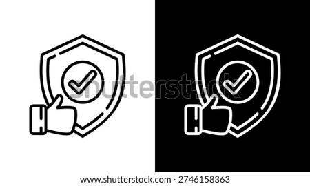 Reliability Icon Sheet Black And White
