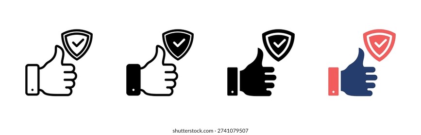 Reliability icon sheet multiple style collection