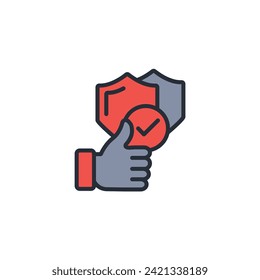 reliability icon. vector.Editable stroke.linear style sign for use web design,logo.Symbol illustration.