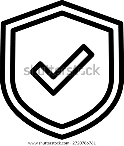 reliability line icon illustration vector