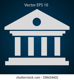 reliable bank vector illustration