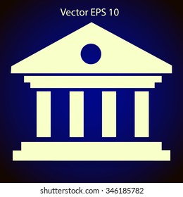 reliable bank vector illustration