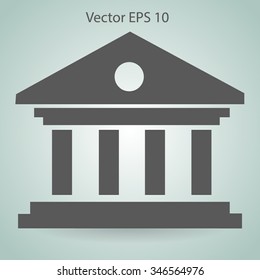 reliable bank vector illustration