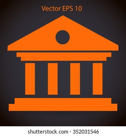 reliable bank vector illustration