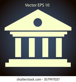 reliable bank vector illustration