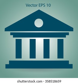 reliable bank vector illustration