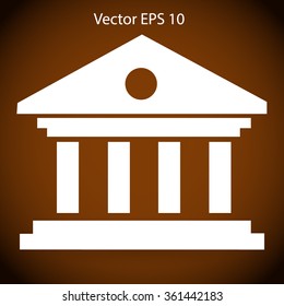 reliable bank vector illustration