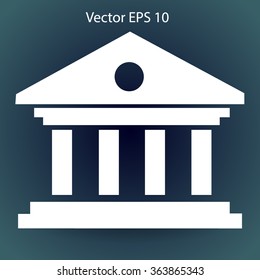 reliable bank vector illustration