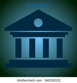 reliable bank vector illustration