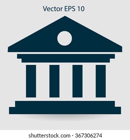 reliable bank vector illustration