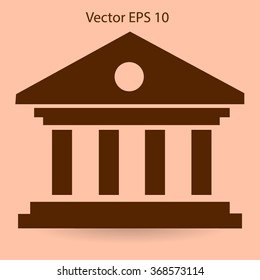 reliable bank vector illustration