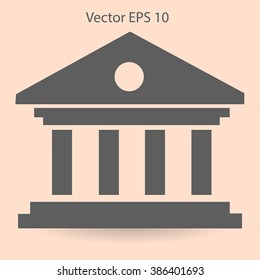 reliable bank vector illustration