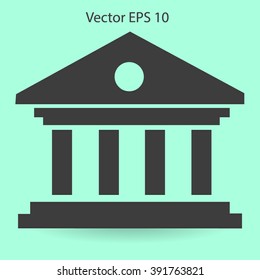 reliable bank vector illustration