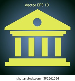 reliable bank vector illustration