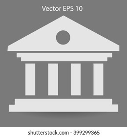 reliable bank vector illustration