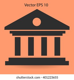 reliable bank vector illustration