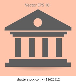 reliable bank vector illustration