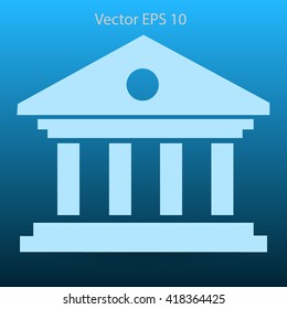 reliable bank vector illustration