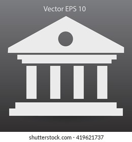 reliable bank vector illustration