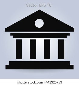 reliable bank vector illustration