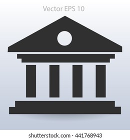reliable bank vector illustration