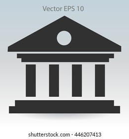 reliable bank vector illustration