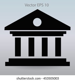 reliable bank vector illustration