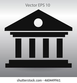 reliable bank vector illustration