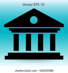 reliable bank vector illustration