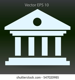 reliable bank vector illustration