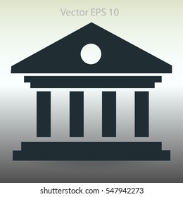 reliable bank vector illustration