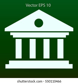 reliable bank vector illustration