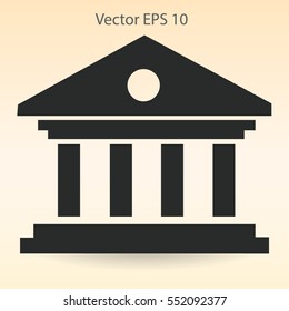 reliable bank vector illustration