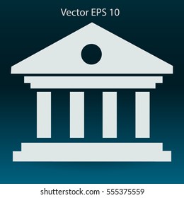reliable bank vector illustration