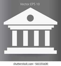 reliable bank vector illustration