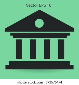 reliable bank vector illustration