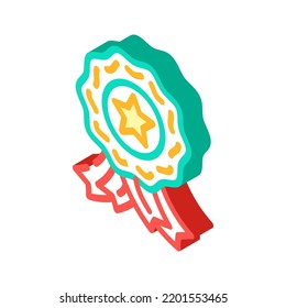 vector de icono isométrico confiable de ética empresarial. signo de ética empresarial confiable. ilustración de símbolo aislado