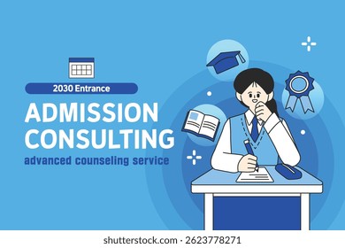 Reliable Counseling Service Illustration Template 