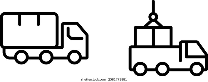  Reliable and Efficient Freight Icon for Shipping, Logistics, and Cargo Transport