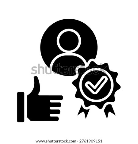 Reliable Glyph Flat Vector Icon