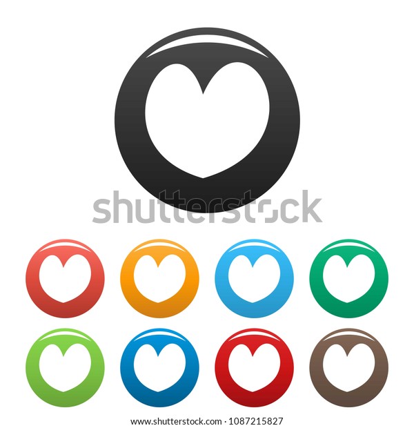 reliable heart icon simple illustration reliable stock vector royalty free 1087215827 shutterstock