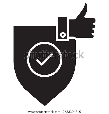 Reliable Icon, The Strength of Reliability, Building Trust Through Dependability, Reliable Foundations for Success, Consistency that Creates Confidence, vector