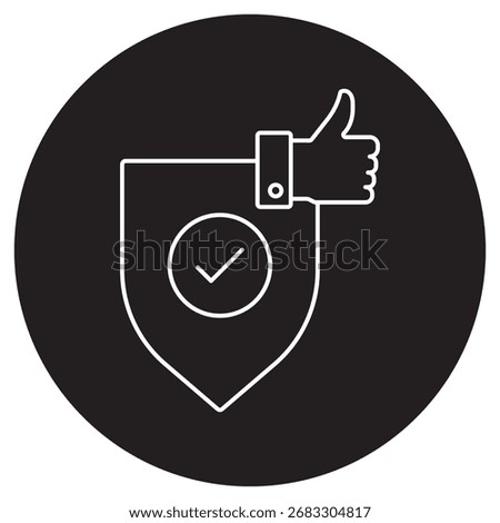 Reliable Icon, The Strength of Reliability, Building Trust Through Dependability, Reliable Foundations for Success, Consistency that Creates Confidence, vector