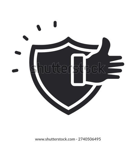 reliable icons outline and Flat Style,transparent background
