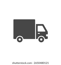 Reliable Moving Truck Icon Solid Representation Home Shifting Relocation Services Transport